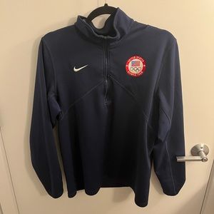 Mens Nike Dri-fit Olympic quarter zip!